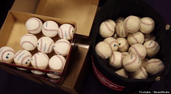 muddy baseballs