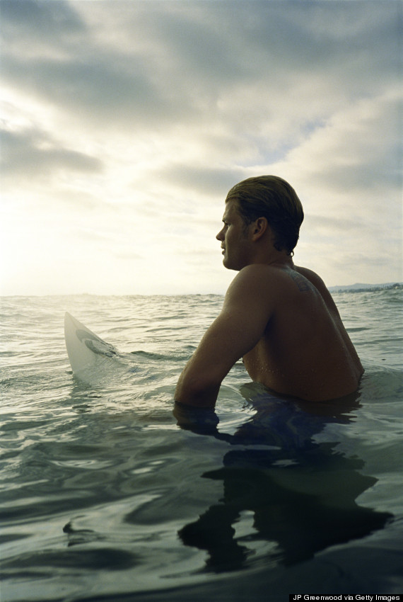 surfer waiting