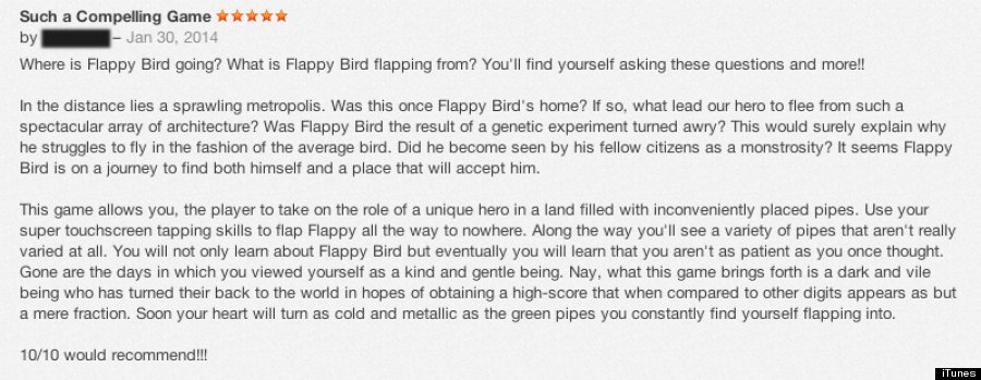 Flappy Bird' phenomenon: harmless fun or plague on society?