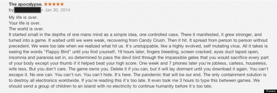 Proof 'Flappy Bird' Will Be The End Of Humanity