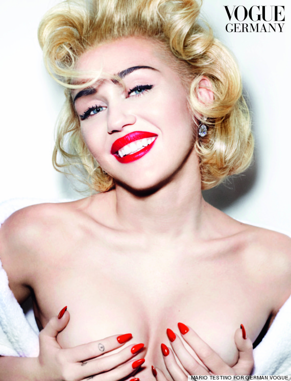 miley cyrus topless 2