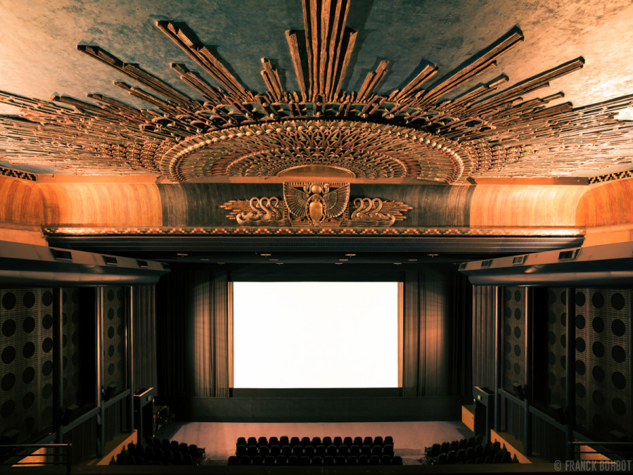 dark empty movie theater