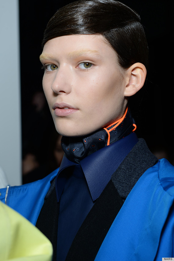 alexander wang fall 2014 makeup