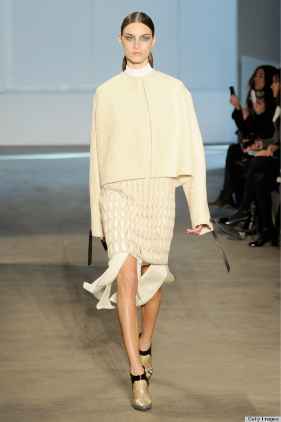 Fashion Week Look Of The Day: Derek Lam Does Winter White Right | HuffPost