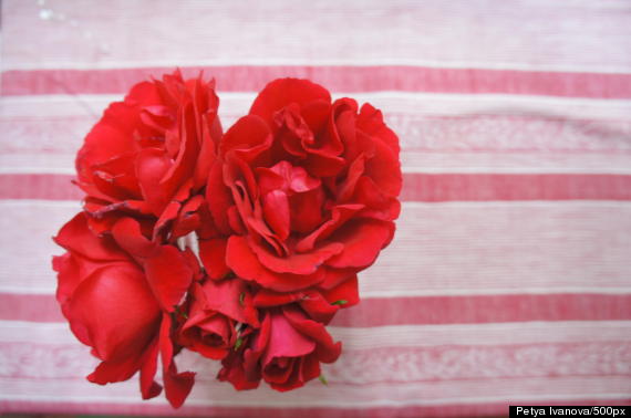 fresh flowers on table