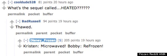 frozen reddit ama 2