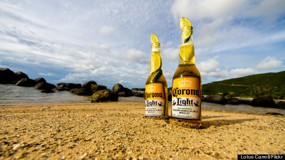 corona beer beach