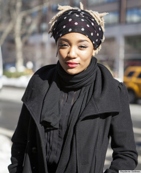 New York Fashion Week Fall 2014 Beauty Street Style Bleach Blonde Hair