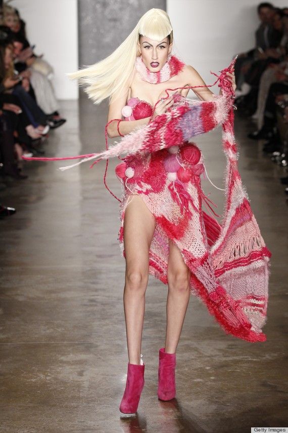 The Most Outrageous Looks From New York Fashion Week Fall 2014 Photos Huffpost 9057