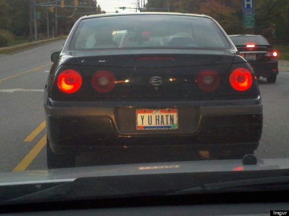 vanity plates