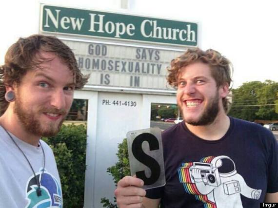 god says homosexuality is in