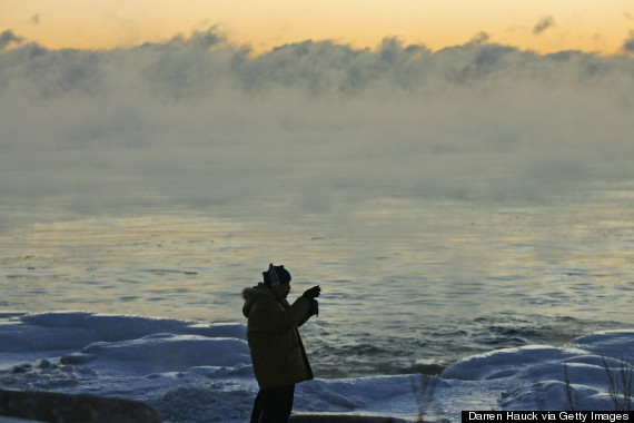 great lakes frozen february