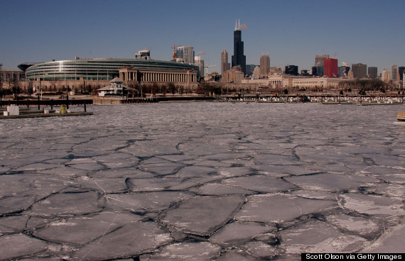 great lakes frozen february