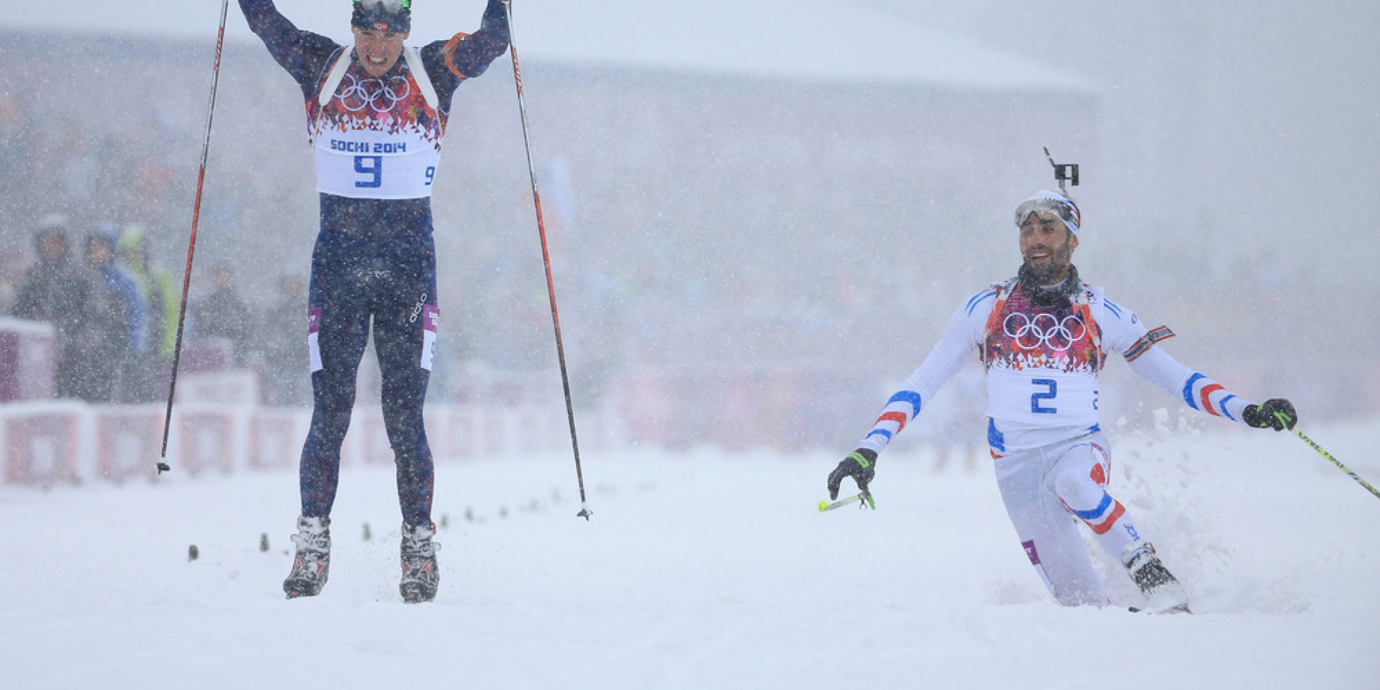 Emil Hegle Svendsen Celebrated Early And Almost Lost Gold Medal In Men ...