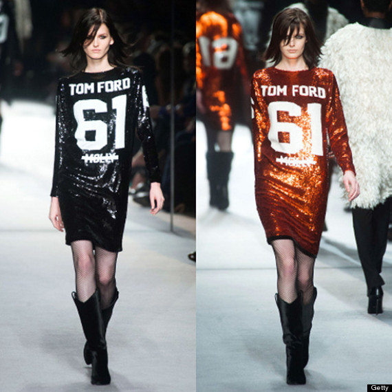 tom ford sequin jersey dress