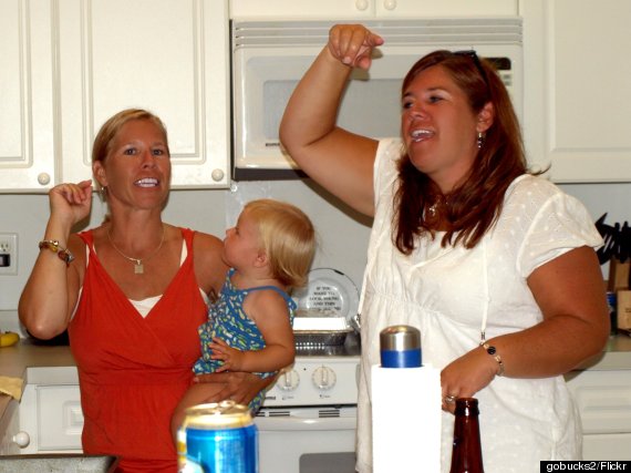 dancing in kitchen