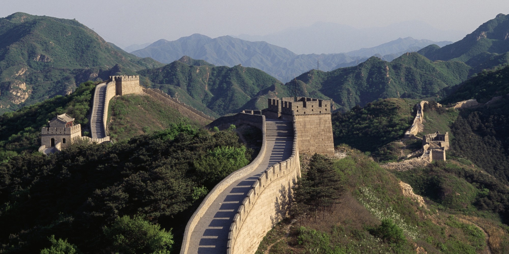 Великая китайская стена горизонтально