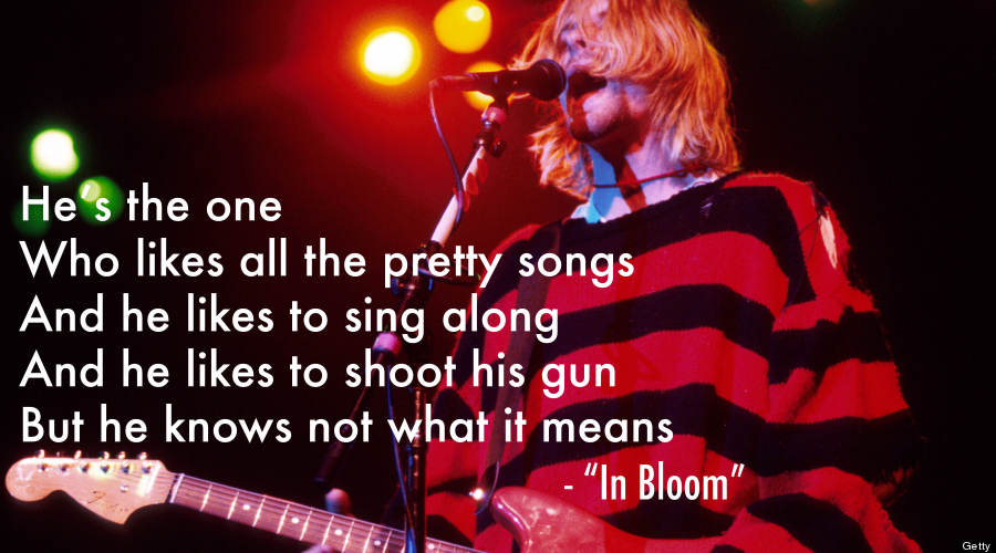 kurt cobain in bloom