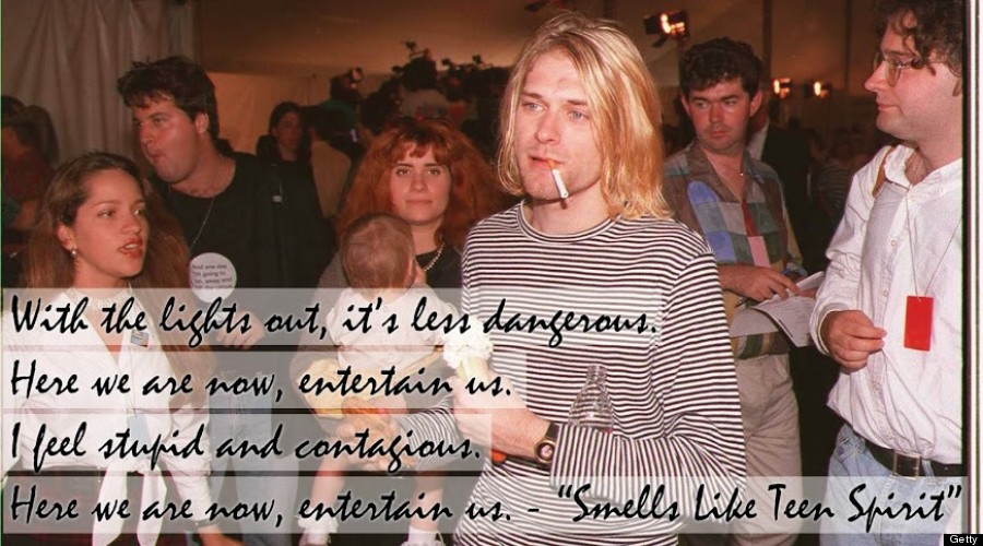 kurt cobain smells like teen spirit