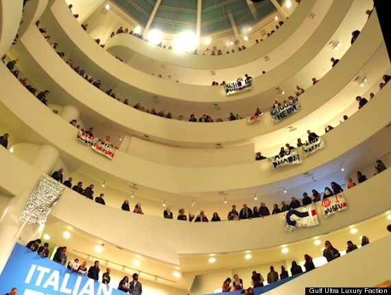 guggenheim protest