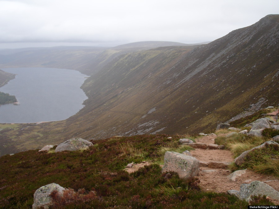 running scotland mountains