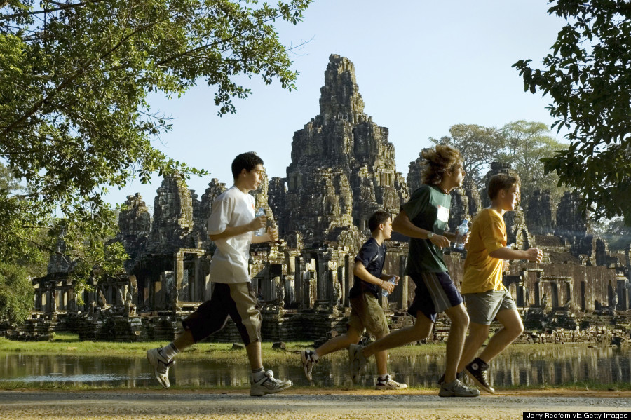 running angkor wat