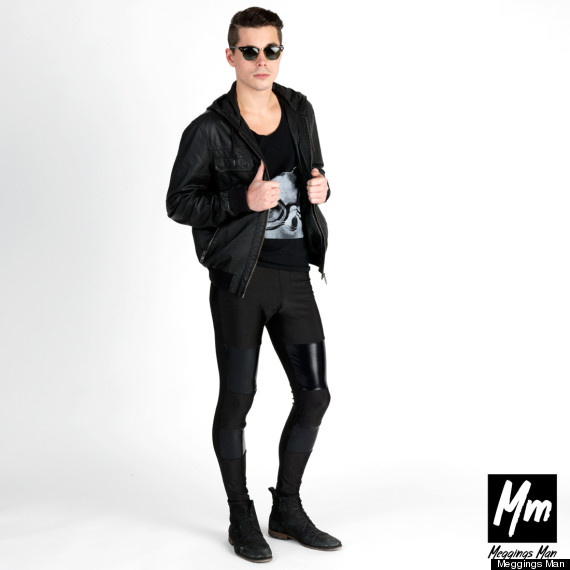 meggings black black