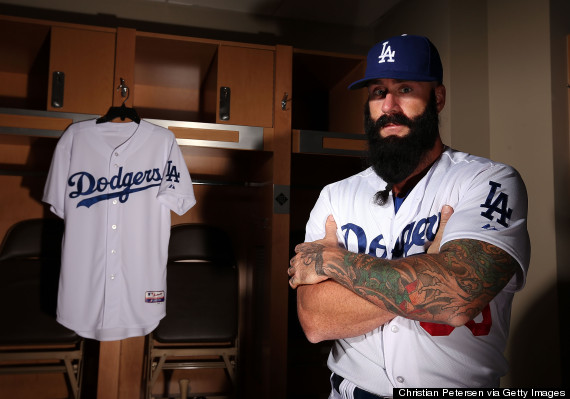 Love that beard!!!  Dodgers baseball, Brian wilson, Dodgers