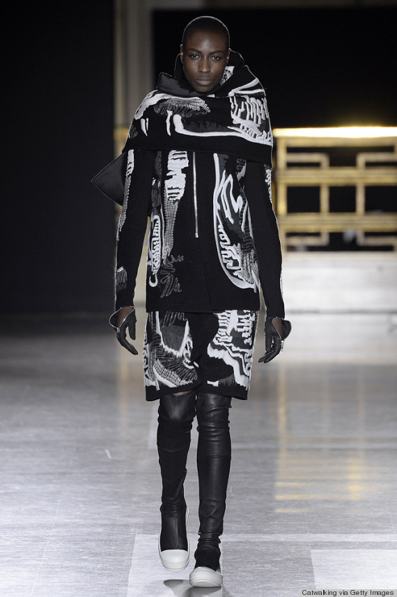 Rick Owens Showcases Another Diverse Runway For Paris Fashion Week ...