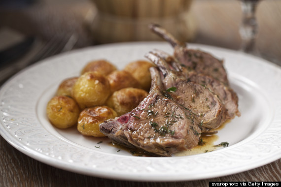 grilled lamb herbs