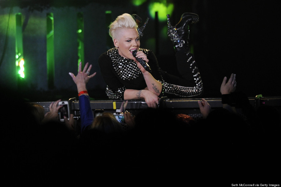 pink performs