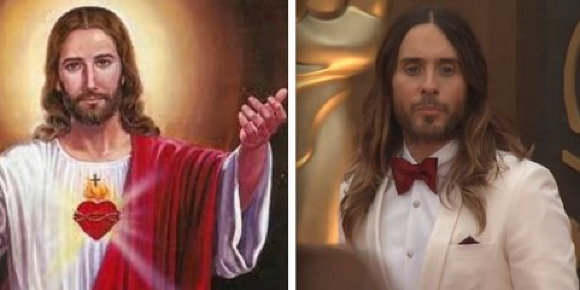 Jared Leto Dressed Up As Jesus For The Oscars (PHOTOS)