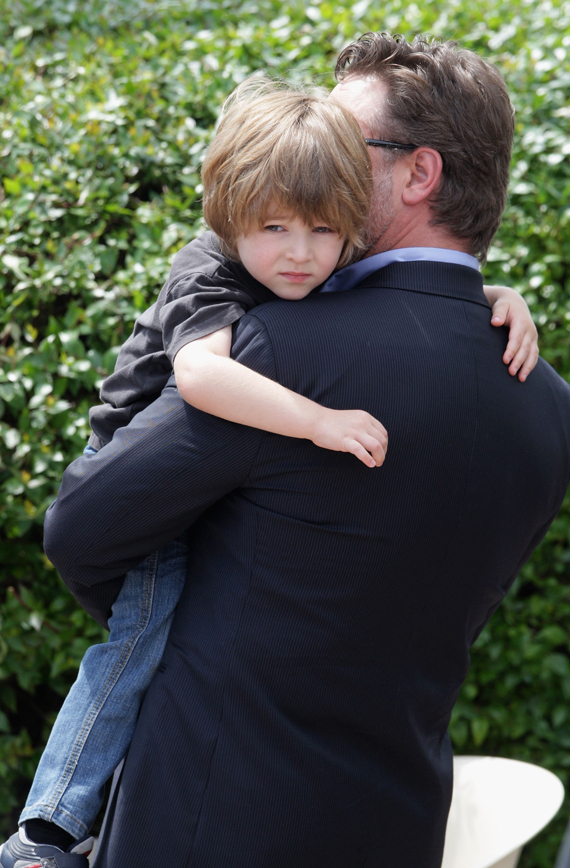 Russell crowe and his son tennyson hi-res stock photography and images -  Alamy