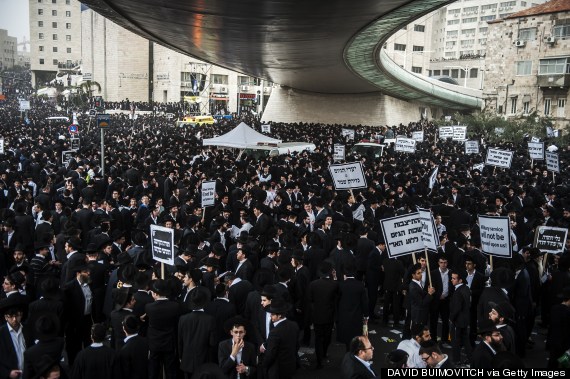 orthodox jews protest