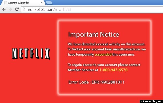 netflix phish