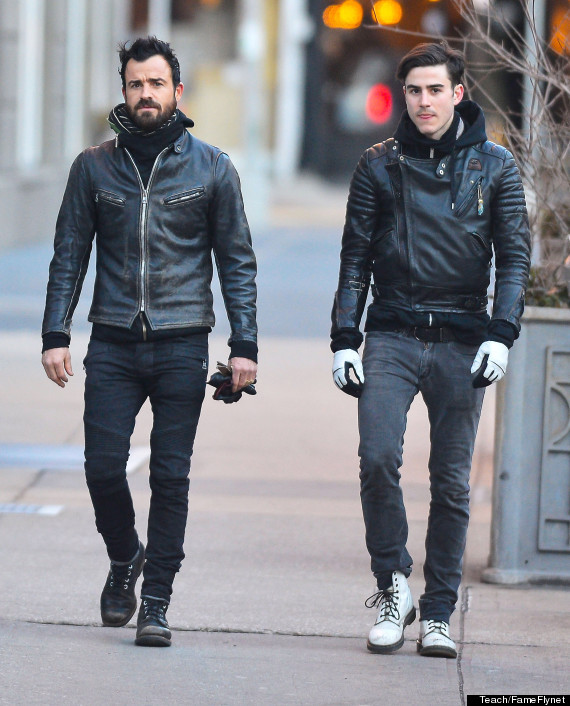 Justin theroux sale leather jacket