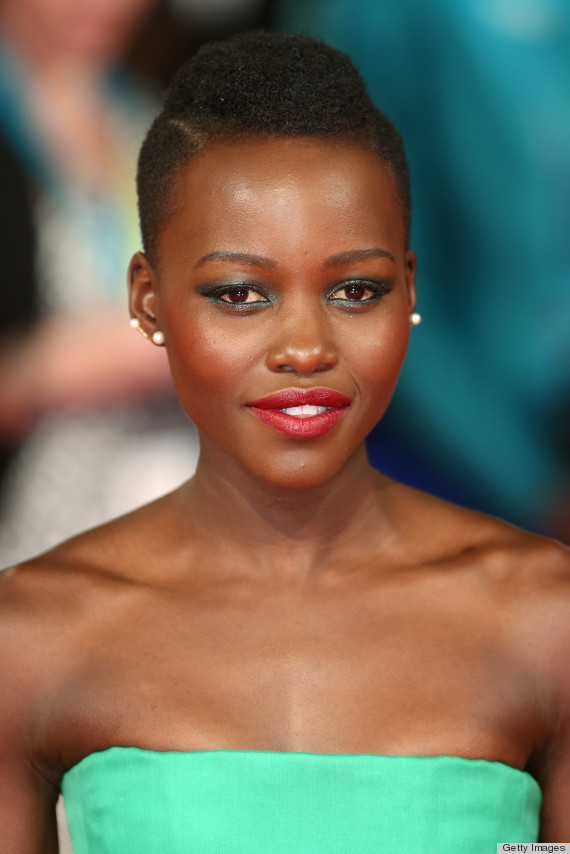 Lupita Nyong'o's Award-Winning Red Carpet Hair & Makeup Looks | HuffPost