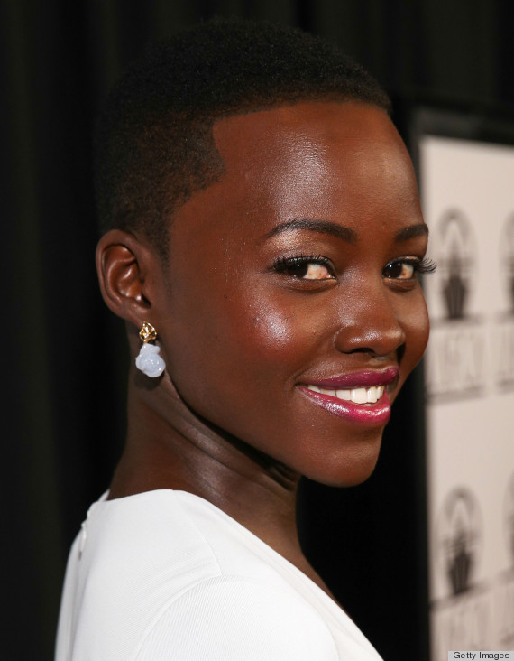 Lupita Nyong'o's Award-Winning Red Carpet Hair & Makeup Looks | HuffPost