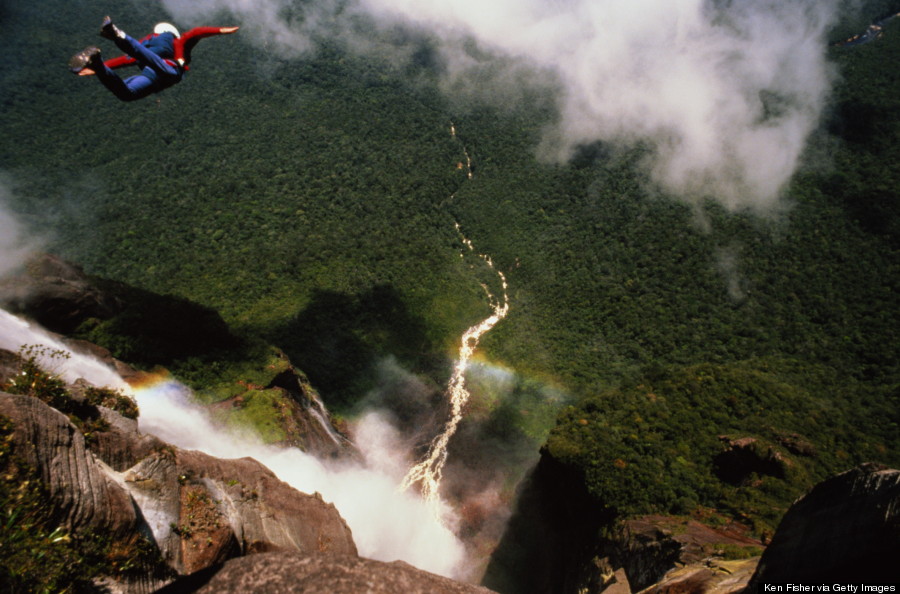 angel falls looking down