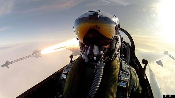 royal danish air force missile selfie