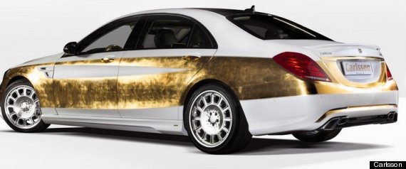 Luxury Car Covered In Real Gold Is The Definition Of 'Stupid Rich ...