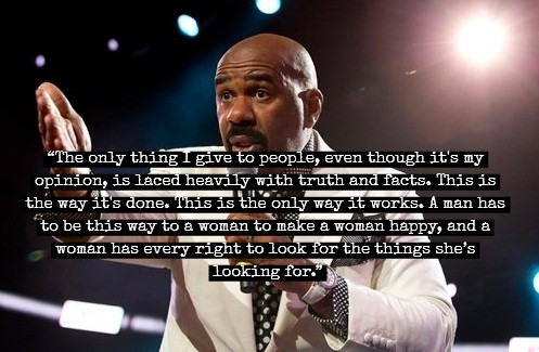 steve harvey quotes about real men
