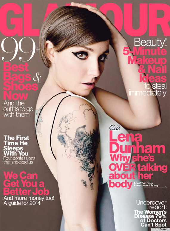 lena dunham glamour cover