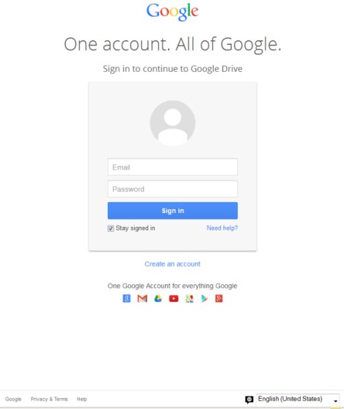 google phishing scam