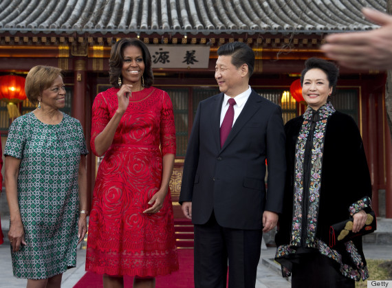 michelle obama liyuan peng