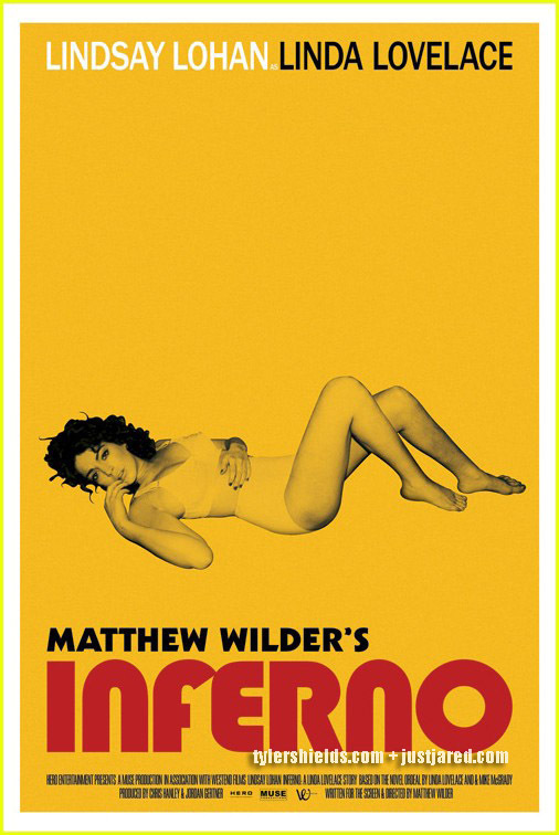 506px x 756px - Lindsay Lohan As Porn Star Linda Lovelace: 'Inferno' Poster ...