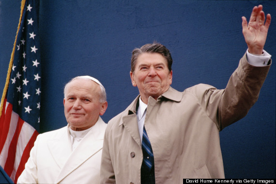 ronald reagan pope john paul ii