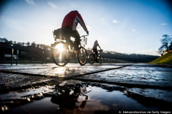 biking