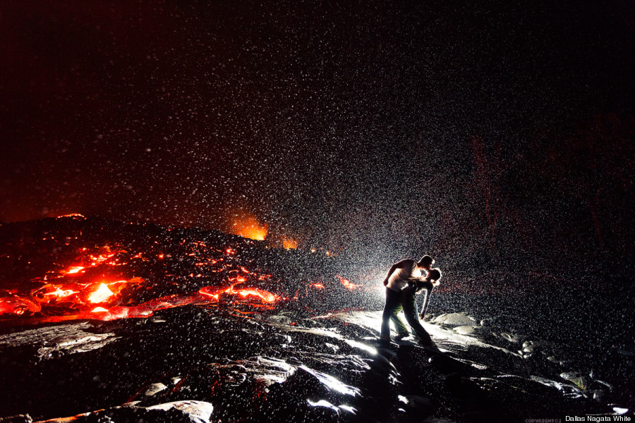 dallas nagata white lava kiss kilauea