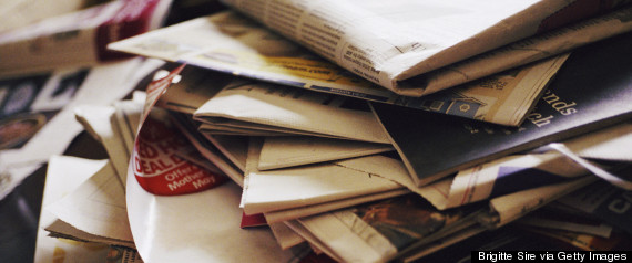 pile of magazines